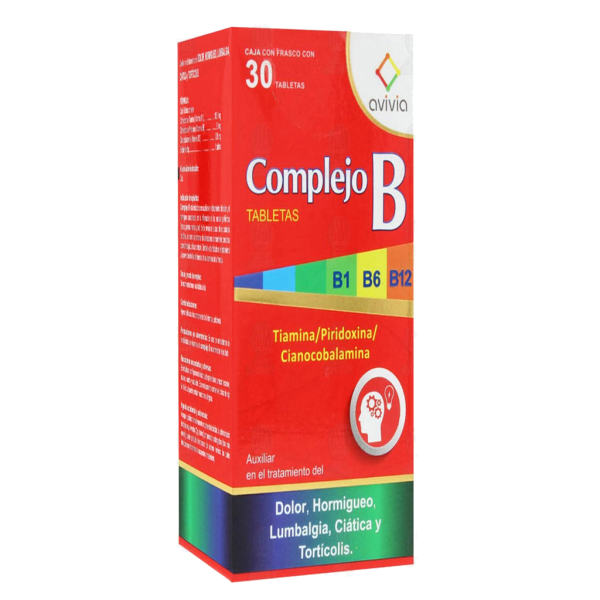 Complejo B 30 Tabs Avivia