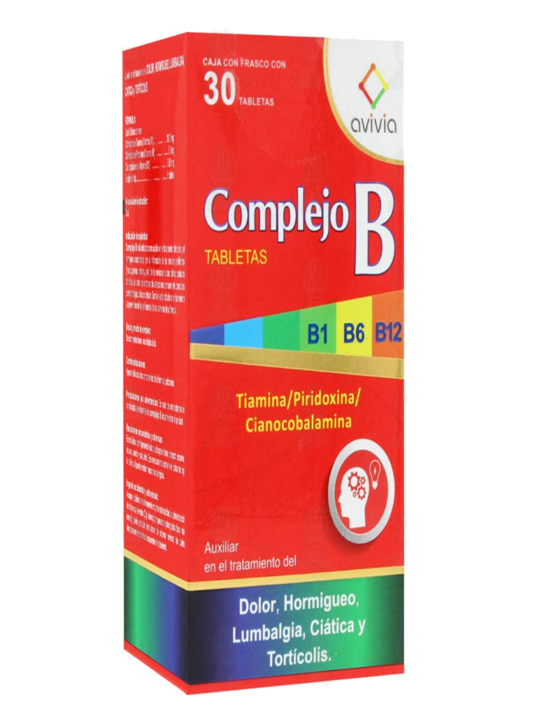 Complejo B 30 Tabs Avivia